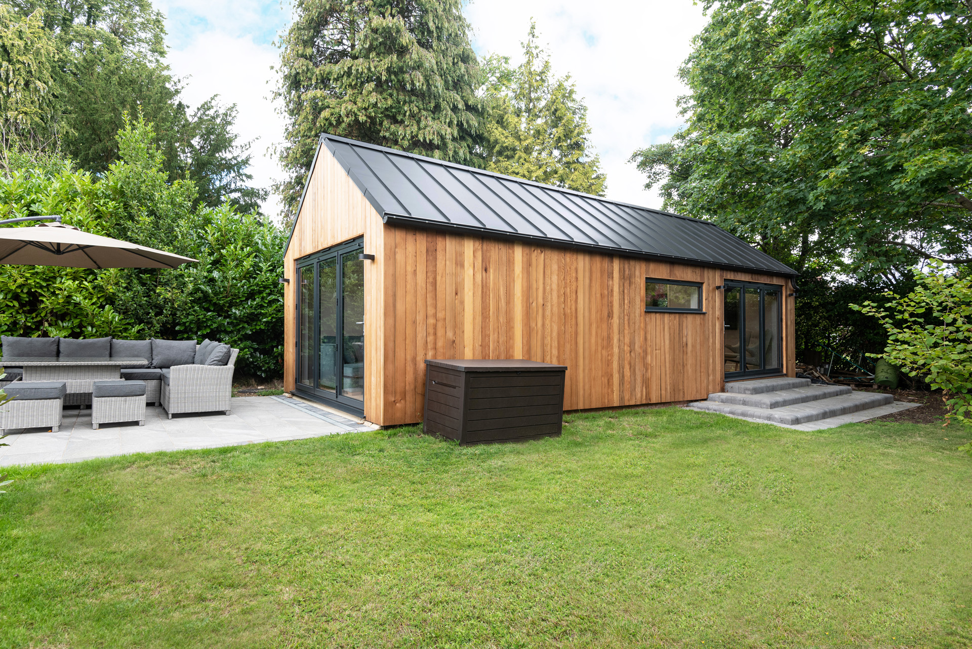 essex pitched roof garden room