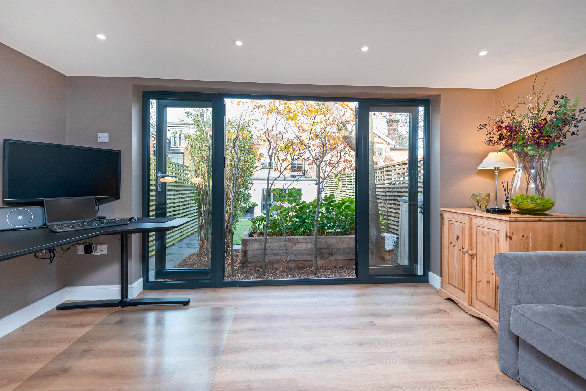 Garden room office pod in Essex