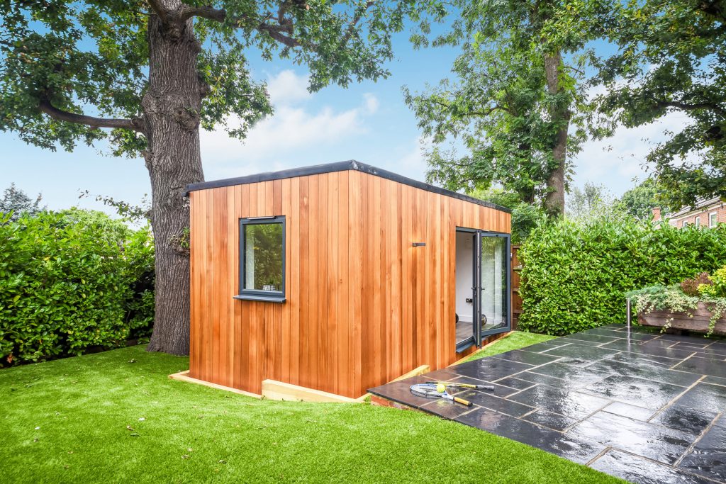 How can I make my Hawksbeck garden room eco-friendly?