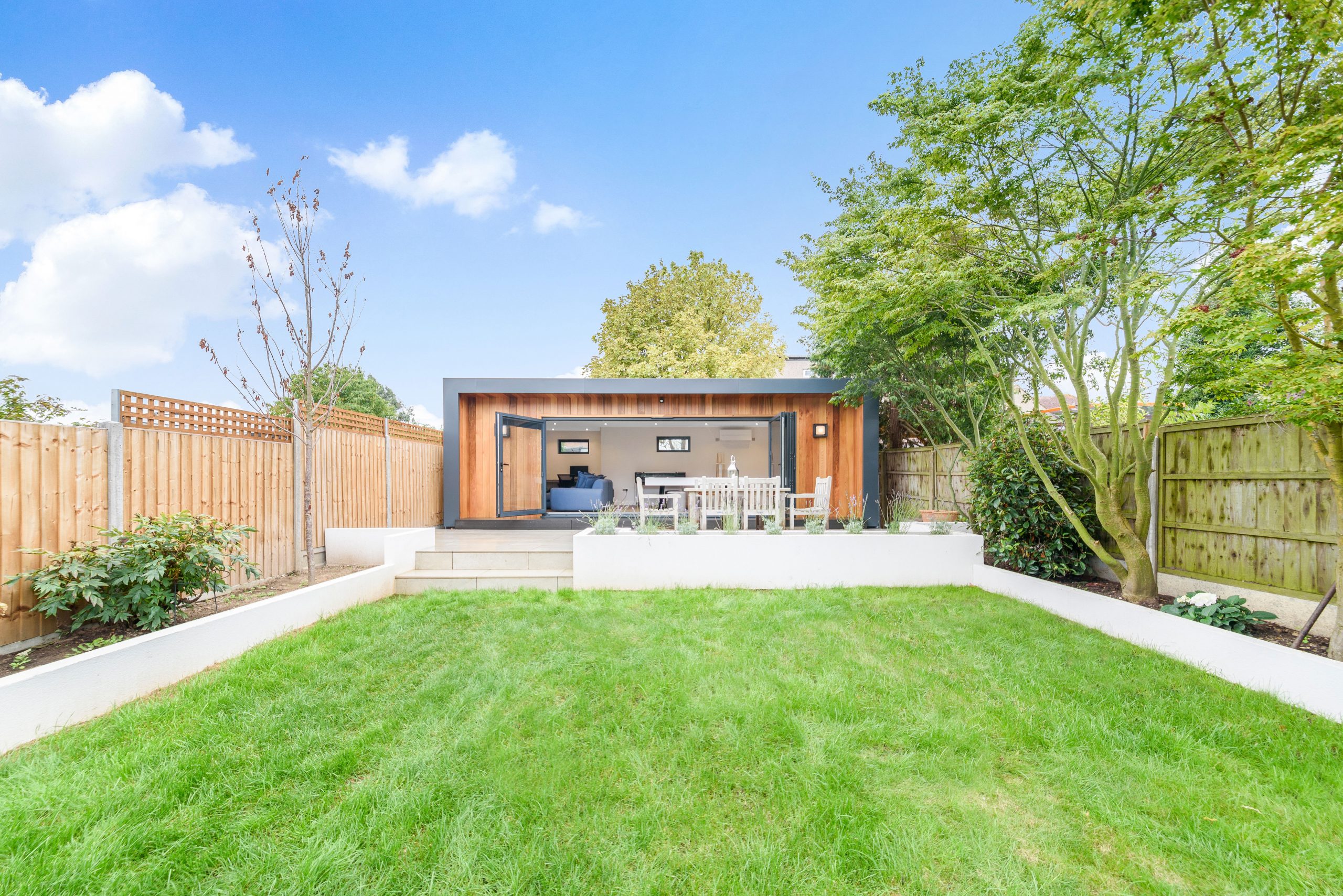 Large garden room with bi-folds