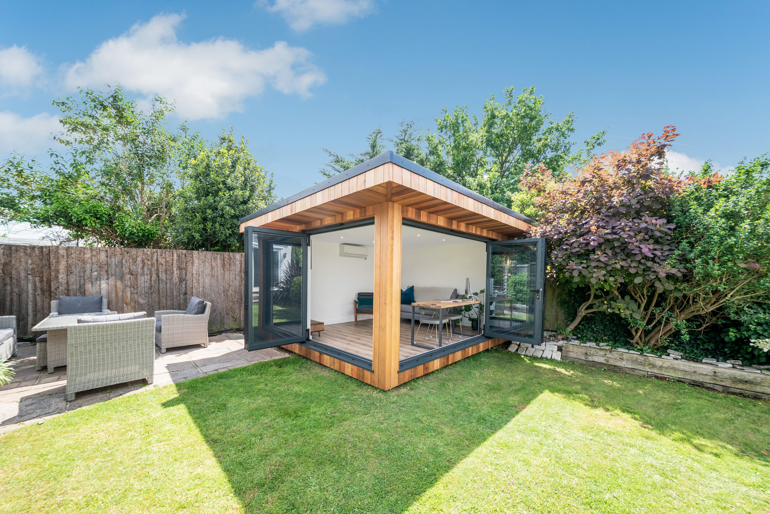 contemporary garden office