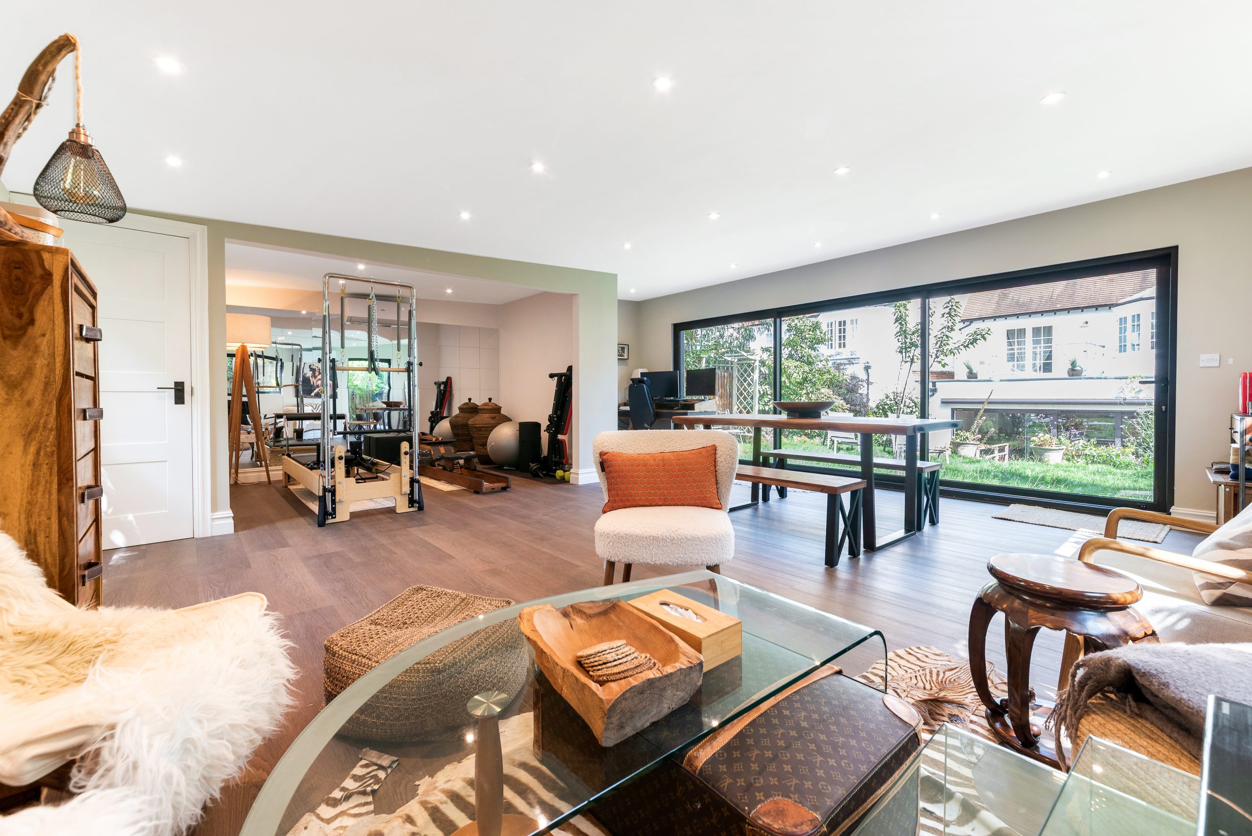 spacious large garden room